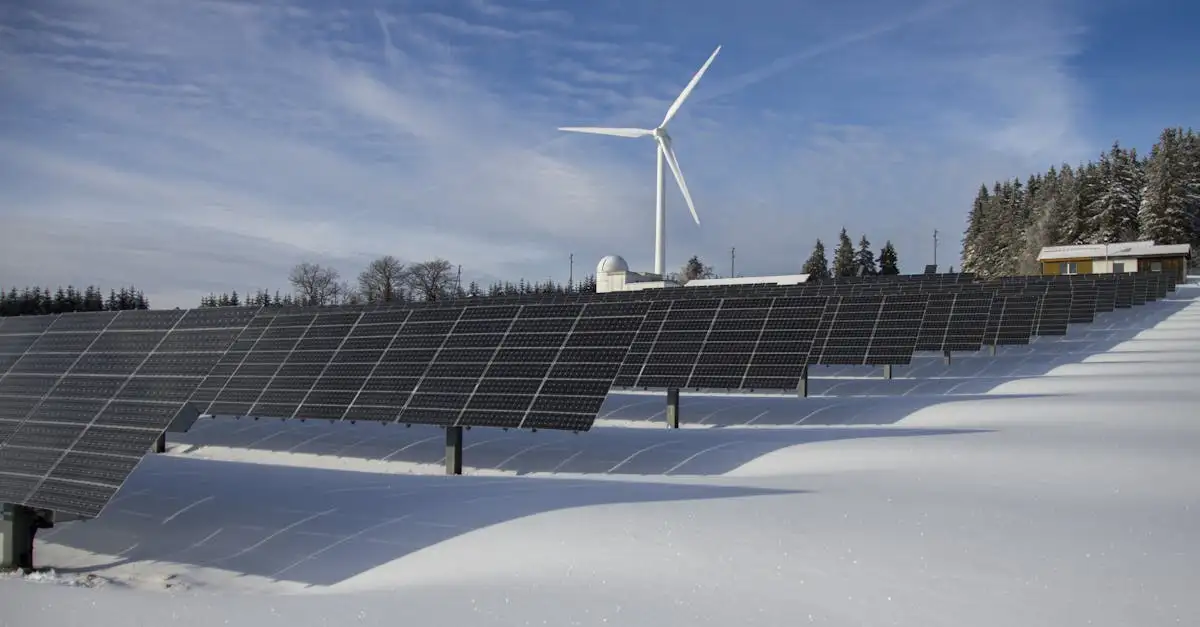 Duurzame energie opwekken met zonnepanelen en wind